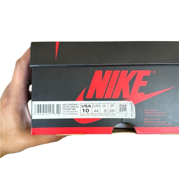 Jordan 1 Retro High (Court Purple White) - Picture 5 of 5